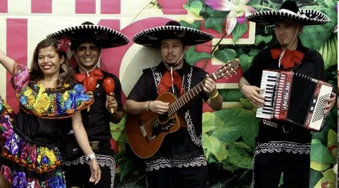 Leuk feest met mariachis