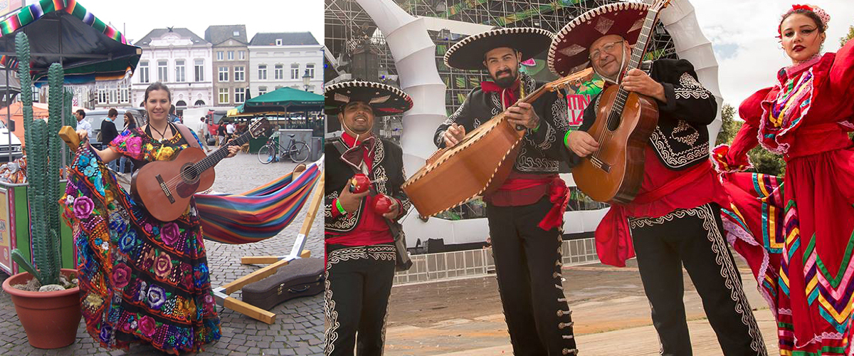 Mexicaanse danseressen voor avondvullende optredens