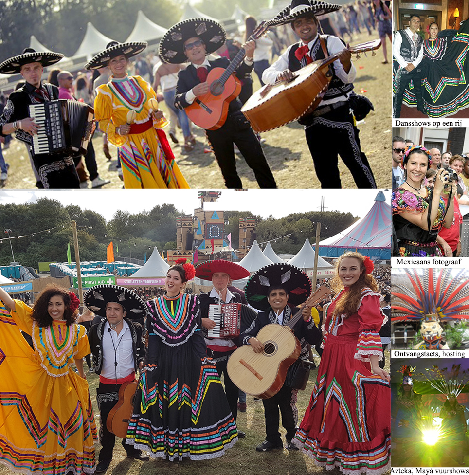 Slangen act huren maar ook Mariachi muziek